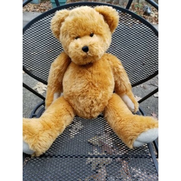 Ganz Bear Custard Large Stuffed Plush Animal - Picture 2 of 11